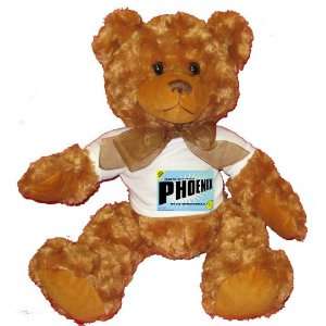   MOTHER COMES PHOENIX Plush Teddy Bear with WHITE T Shirt Toys & Games