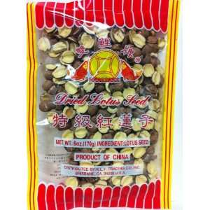 TWIN FISH DRIED RED LOTUS SEED 1x6 OZ Grocery & Gourmet Food