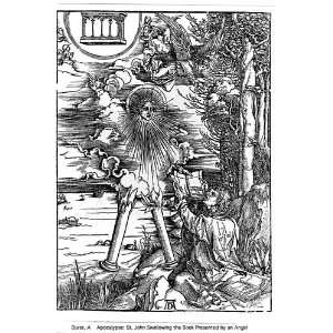   Durer   24 x 36 inches   st John Swallowing The Book