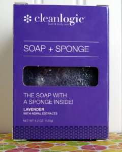 CLEAN LOGIC LAVENDER GLYCERIN SOAP in SPONGE cleanlogic  