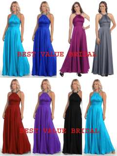 LONG BRIDESMAIDS COCKTAIL DRESSES HOMECOMING EVENING FORMAL 11 Colors 