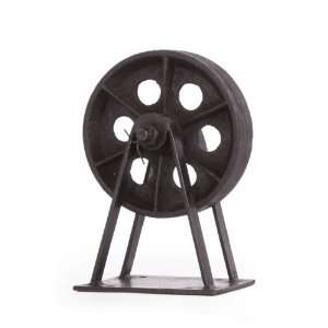  Colefax Factory Industrial Style Wheel Sculpture