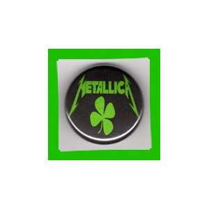  Metallica St Patricks Green Shamrock 1 Inch Magnet 