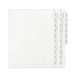 Avery Collated Legal Dividers Allstate Style, Letter Size, EXHIBIT A Z 