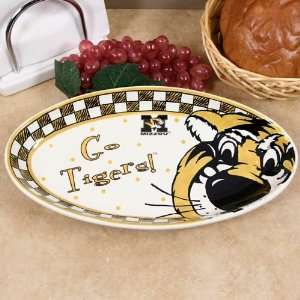  NCAA Missouri Tigers Gameday Ceramic Platter Sports 