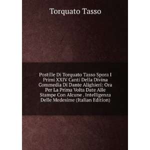   Intelligenza Delle Medesime (Italian Edition) Torquato Tasso Books