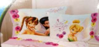 THIS IS A BRAND NEW disney FAIRIES TWIN SIZE COMFORTER+BEDDING DECOR+ 