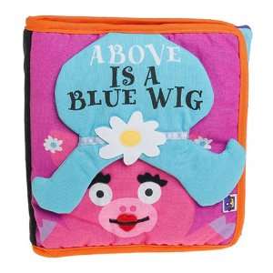  Above is a Blue Wig Soft Activity Book Toys & Games