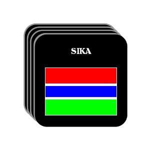  Gambia   SIKA Set of 4 Mini Mousepad Coasters 