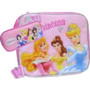 Princess Girls Lunch Box Bonus Pencil Case Kitchen 