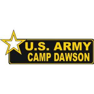 United States Army Camp Dawson Bumper Sticker Decal 6