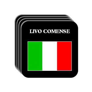  Italy   LIVO COMENSE Set of 4 Mini Mousepad Coasters 