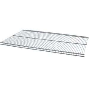  FreedomRail Profile Wire Shelving in white and nickel 