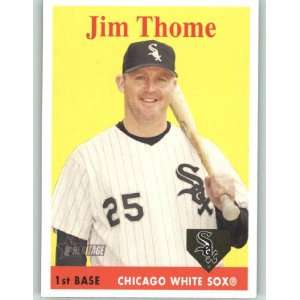  2007 Topps Heritage #33 Jim Thome   Chicago White Sox 