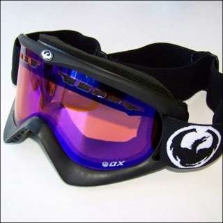 Dragon DX Snow/Ski Goggles Coal (Black)/Blue Ion NEW  