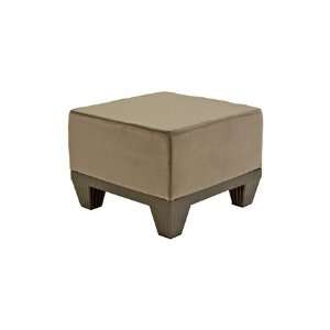  OW Lee Luxe 30 Aluminum Cushion Side Patio Ottoman Copper 