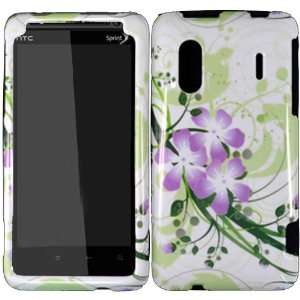  Green Lily Hard Case Cover for US Cellular HTC Hero S 