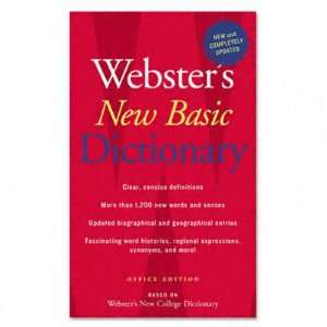   MIFFLIN COMPANY Websters New Basic Dictionary HOU1019935 Electronics