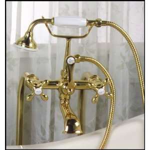   Wall Mounted Faucet & Hand Shower   Cross   Barclay