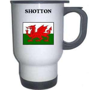  Wales   SHOTTON White Stainless Steel Mug Everything 