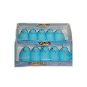 Marshmallow Peeps Blue Chicks (10ct)  Grocery & Gourmet 