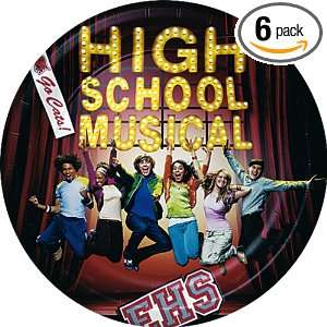  High School Musical Dessert Plates, 8 Count Packages (Pack 