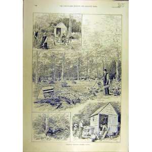  1894 Pheasant Shooting Virginia Water Sport Print