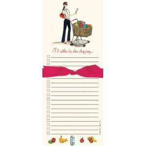 Grocery List Note Pad   set of three (GYBB)