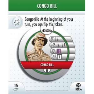  HeroClix Congo Bill # B005A (Rookie)   Crisis Toys 