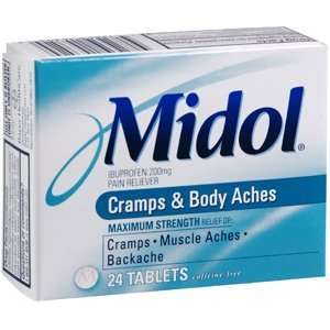  MIDOL IB CRAMP RELIEF TABLETS 24 EACH Health & Personal 