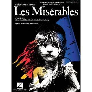 Les Miserables Instrumental Solos for Alto Sax by Alain Boublil and 