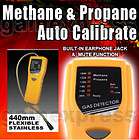 precision combustible methane propane gas leak detector autocalibrates 