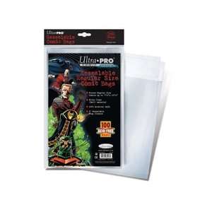 200) Ultra Pro Regular Modern Size Comic Book Bags Resealable 7 1/8 