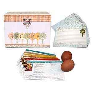  Paula Deen Fun Finds Orange Recipe Box Set 31 pc.