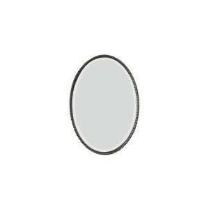  Uttermost 01101 B Sherise   Oval Mirror, Hand Forged Metal 