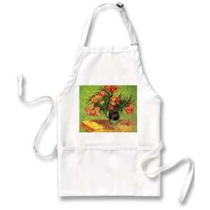   with Oleanders and Books By Vincent Van Gogh Apron 