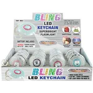  Shawshank Ledz Inc 900264 Bling Led Keychain (Pack of 24 