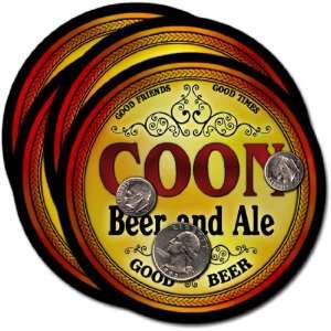  Coon , WI Beer & Ale Coasters   4pk 