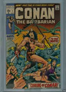 CONAN #1 (10/70) CGC NM  9.2 1ST APP CONAN BWS  