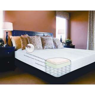 Queen size 12 inch Memory Foam and Spring Mattress  
