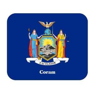  US State Flag   Coram, New York (NY) Mouse Pad Everything 