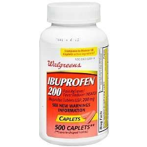   Ibuprofen 200 mg Caplets, 500 ea Health 