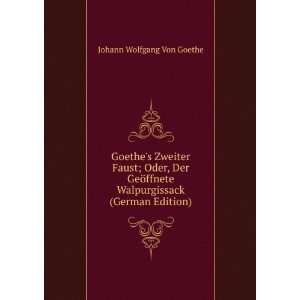   Walpurgissack (German Edition) Johann Wolfgang Von Goethe Books