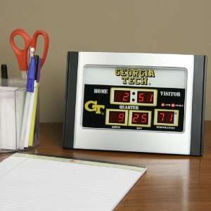   Georgia Tech Yellow Jackets Alarm Scoreboard Clock