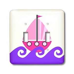  Salak Designs Prints and Patterns   Little Girl Cute Pink Sailboat 