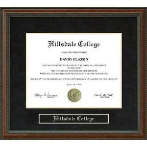  Hillsdale College Diploma Frame