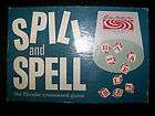 SPILL AND SPELL PARKER BROTHERS 1957 NICE VINTAGE CONDITION