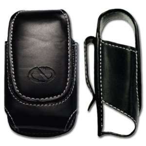  Samsung SGH T229 Black Pouch Leather Case with Belt Clip 