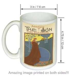  The Sun Gives Best Results Advertising Vintage COFFEE MUG 