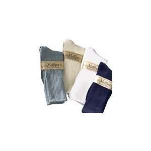  Sock, Crew, Cotn, White, 40829 (pack of 3 ) Health 